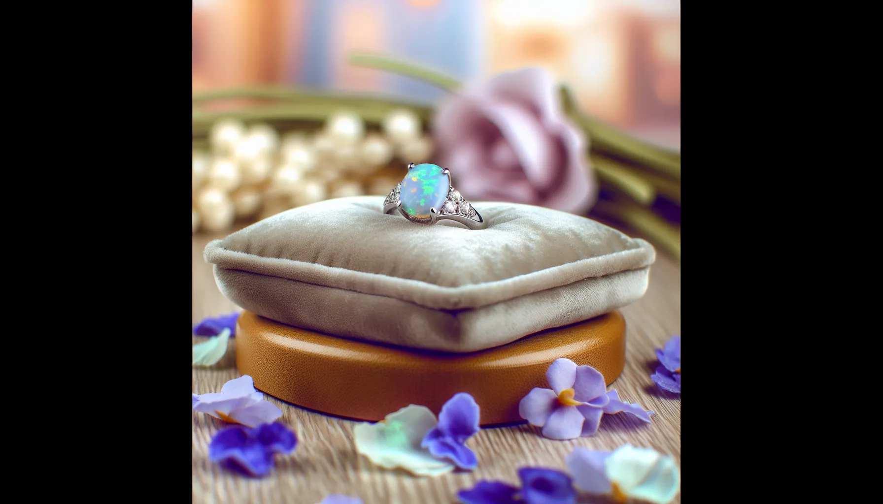 Opal Engagement Rings