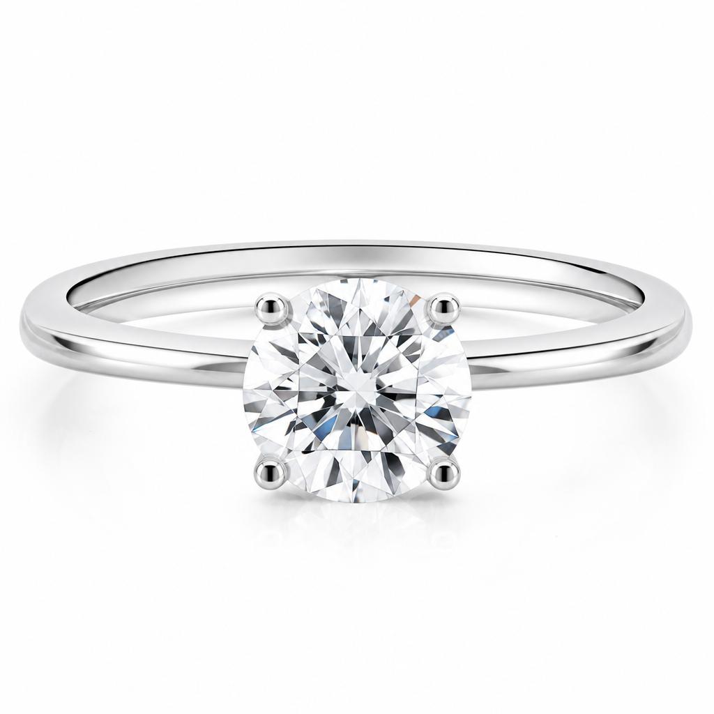 Diamond solitaire — a timeless engagement choice