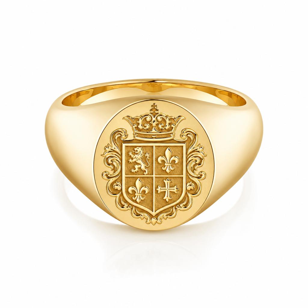 Men's signet ring — understated elegance