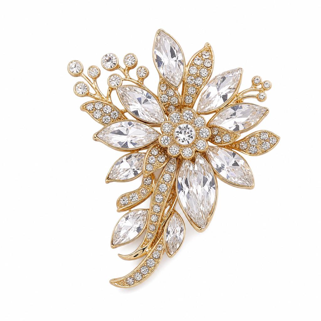 Vintage-inspired kimono brooch pin
