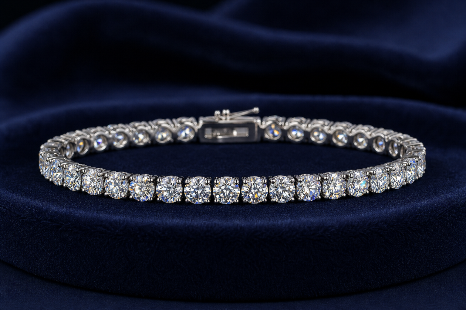 moissanite tennis bracelet