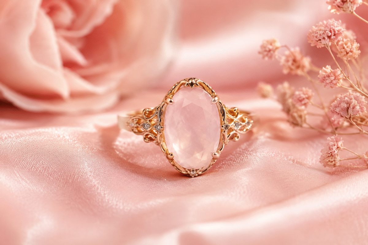rose quartz engagement ring meaning