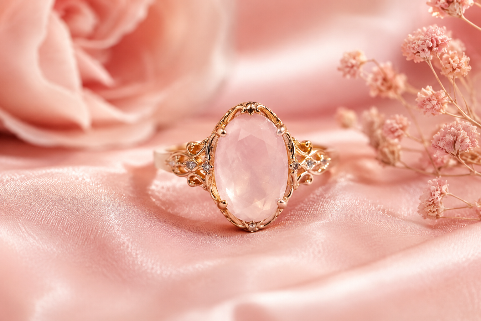 rose quartz engagement ring meaning